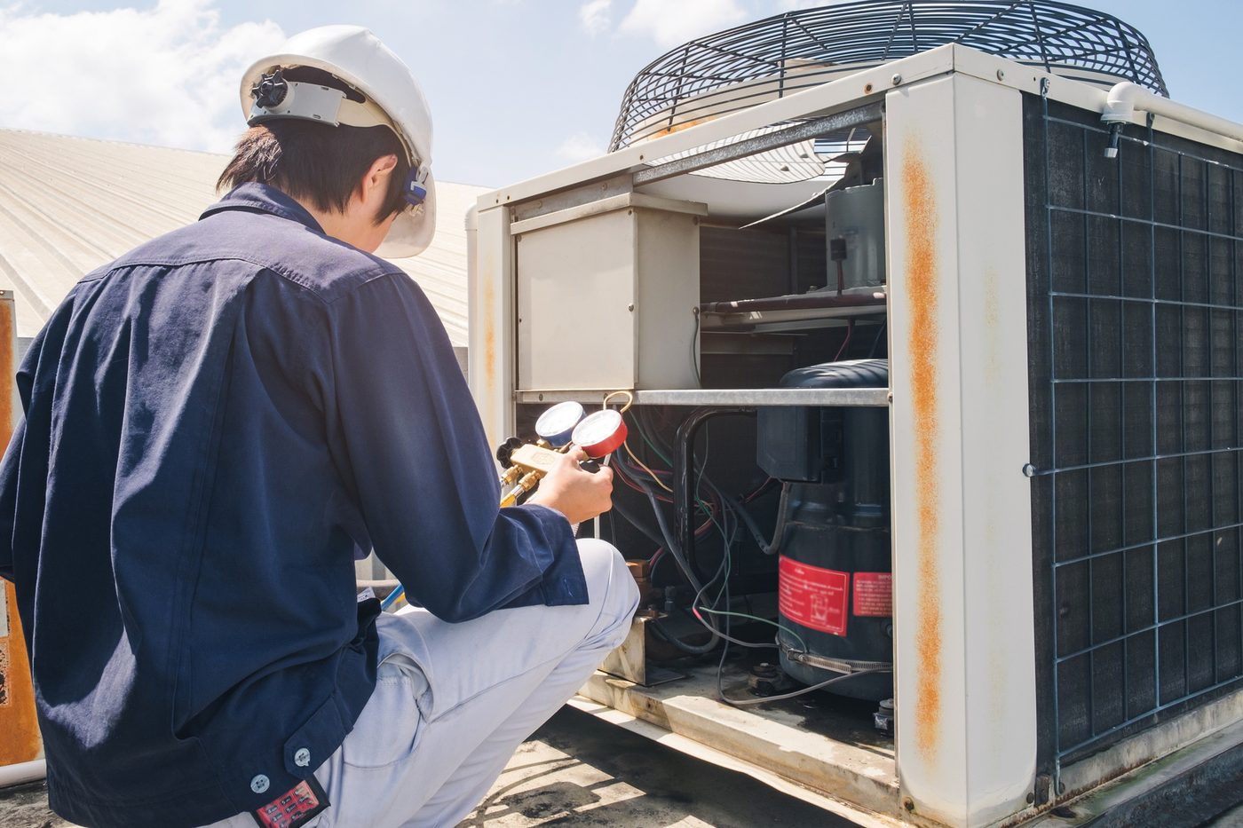 AceComfort commercial rooftop HVAC service Vancouver